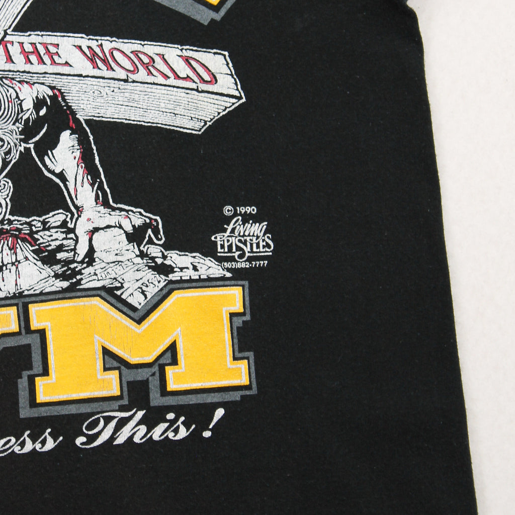 1990 Lord's Gym The Sin Of The World Tee L