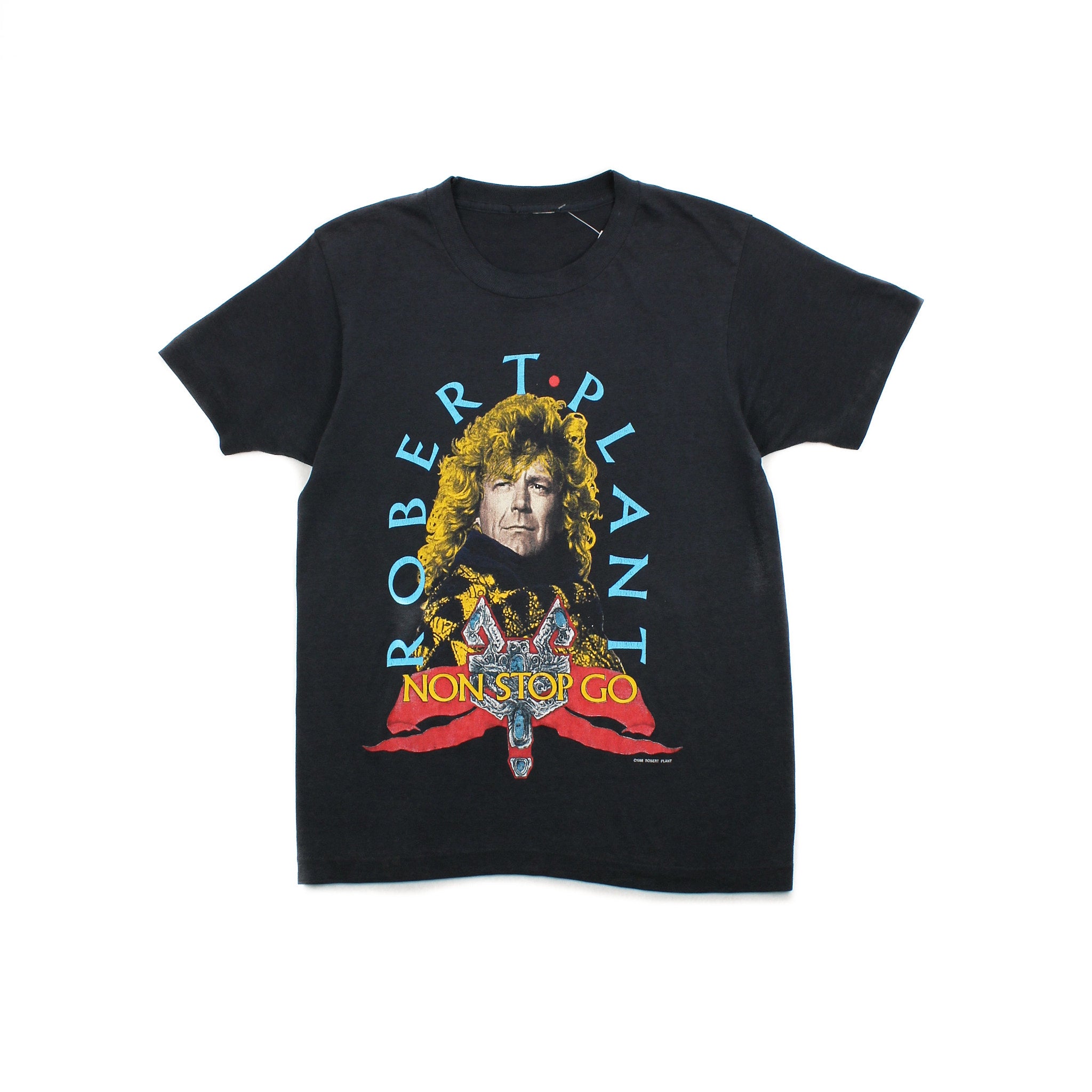 1988 Robert Plant Non Stop Go Tour Tee M