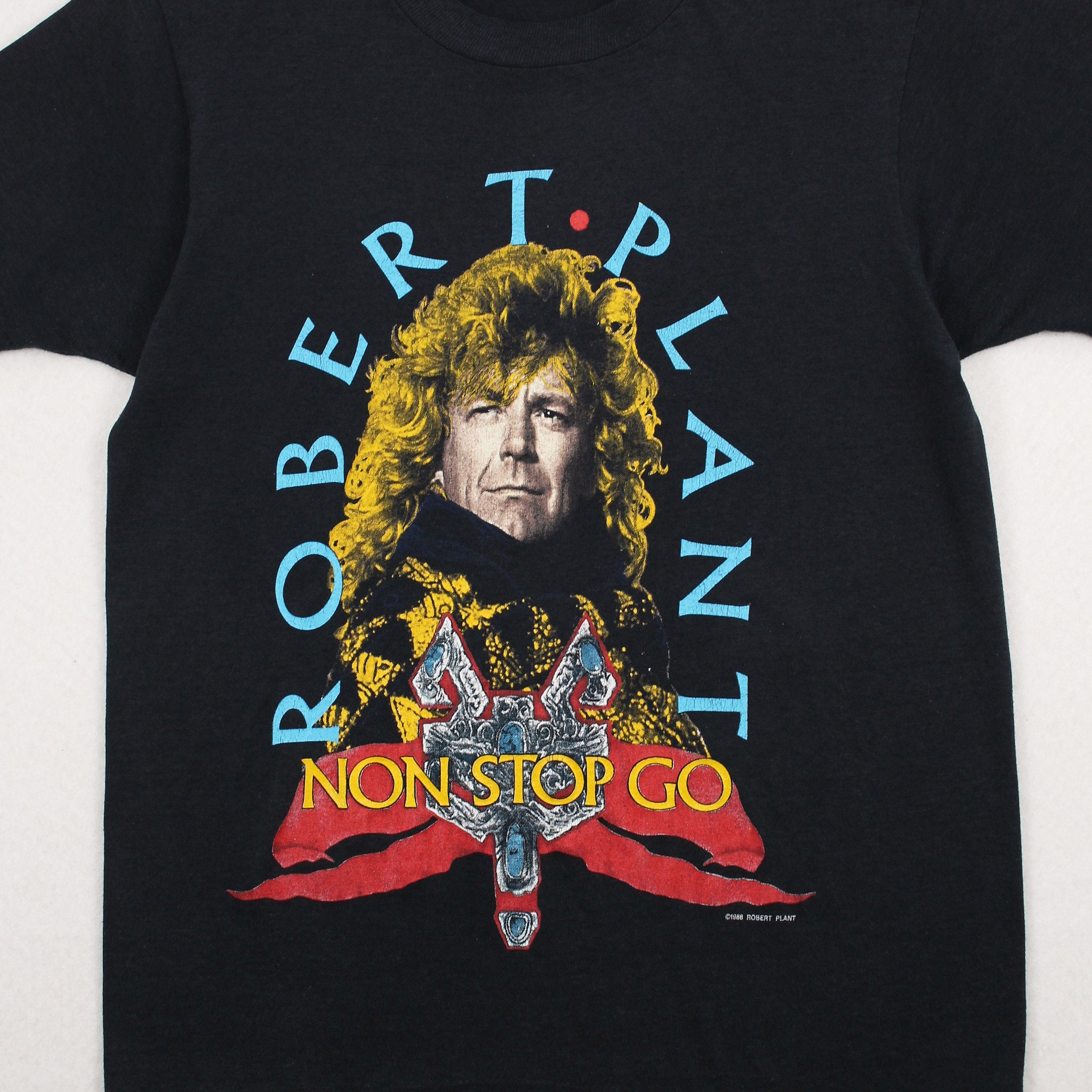 1988 Robert Plant Non Stop Go Tour Tee M
