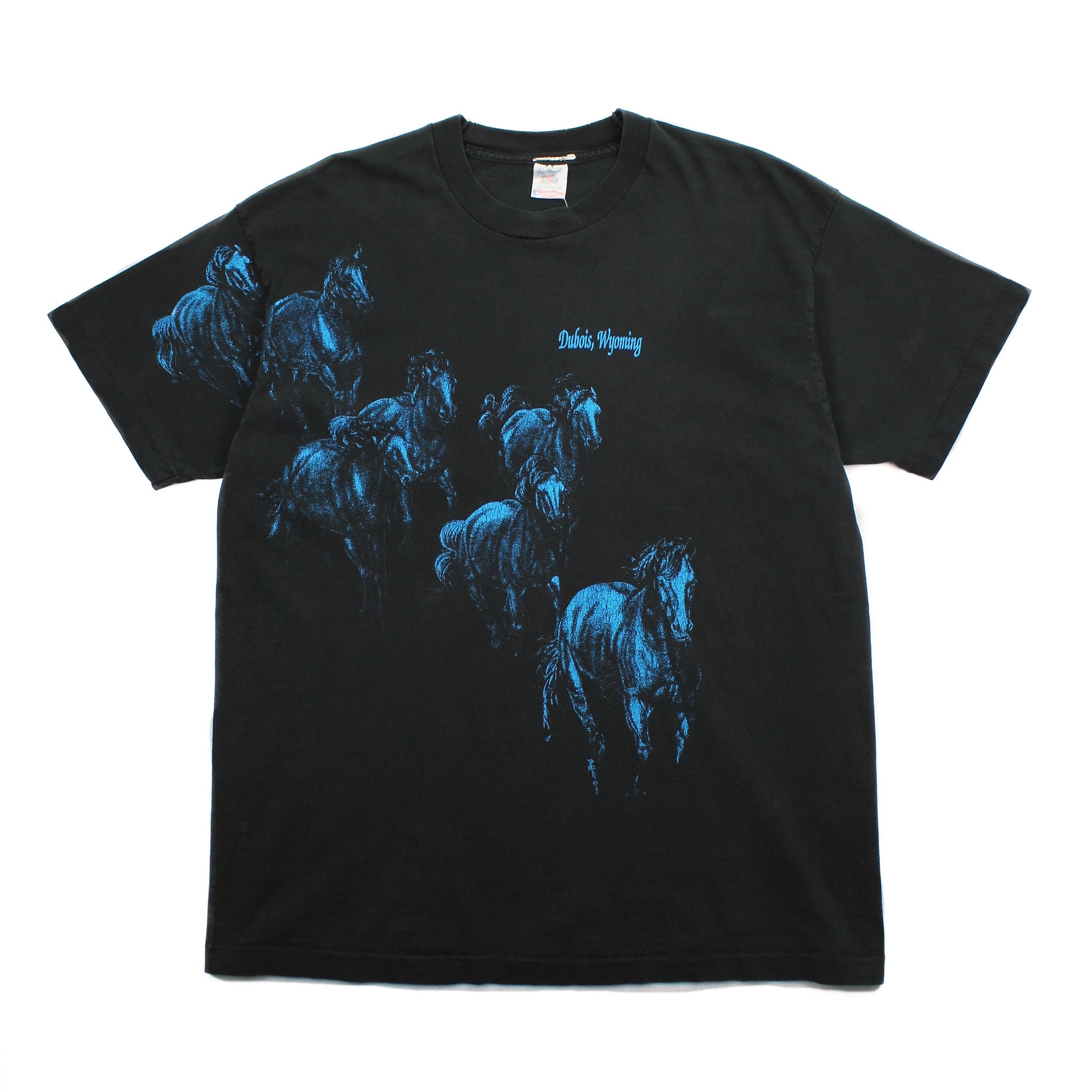 90s Dubois Wyoming Horses Tee XL