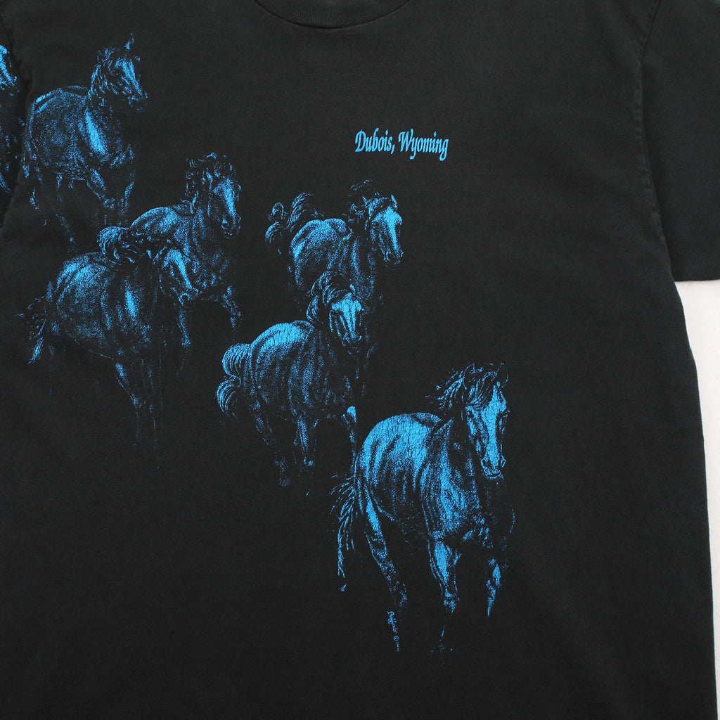 90s Dubois Wyoming Horses Tee XL