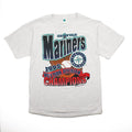 1995 Seattle Mariners Western Division Champions Tee L