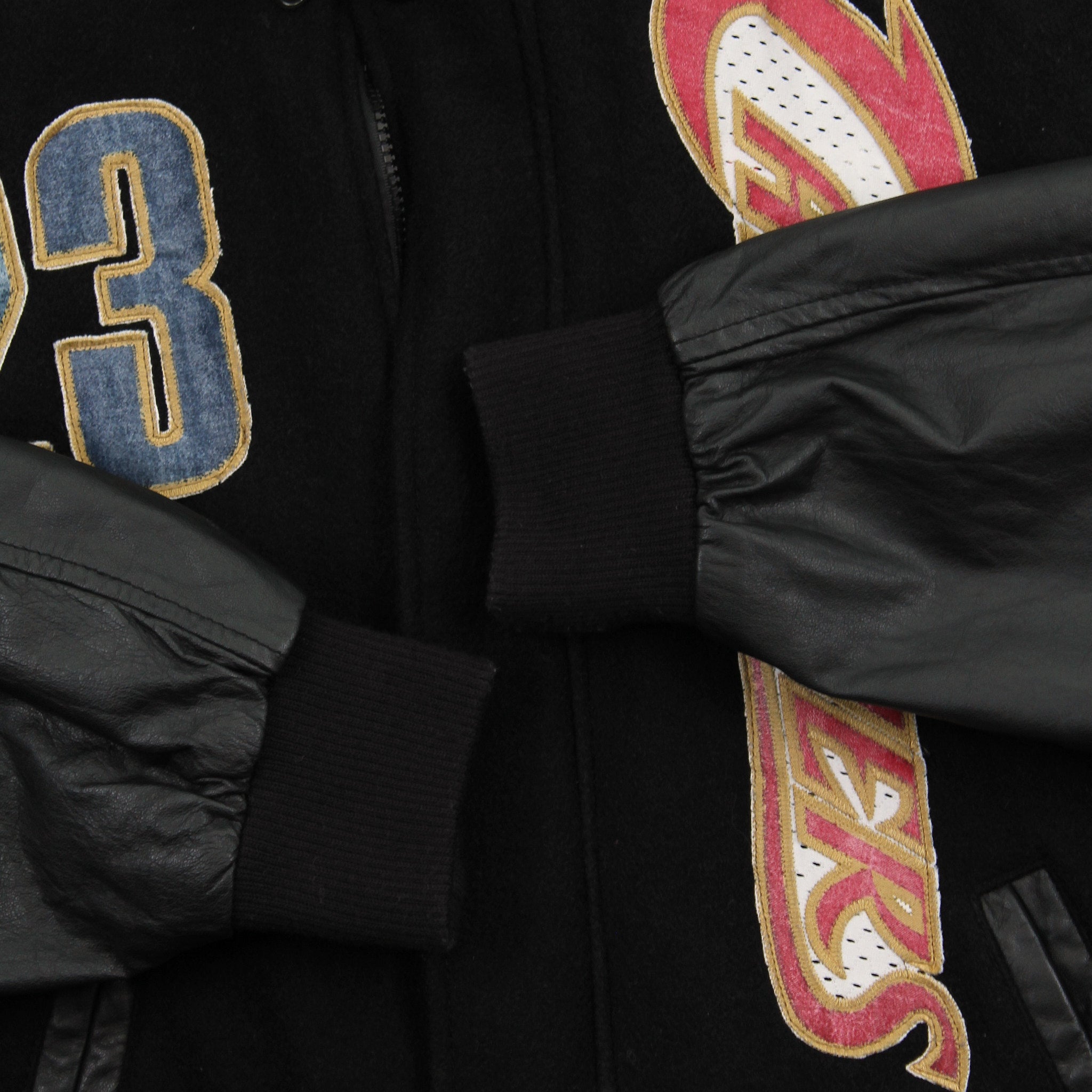 Rework Lebron James Cavaliers Varsity Jacket M