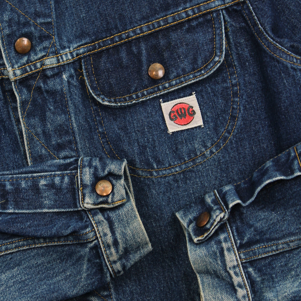 70s GWG Dark Wash Denim Jacket L