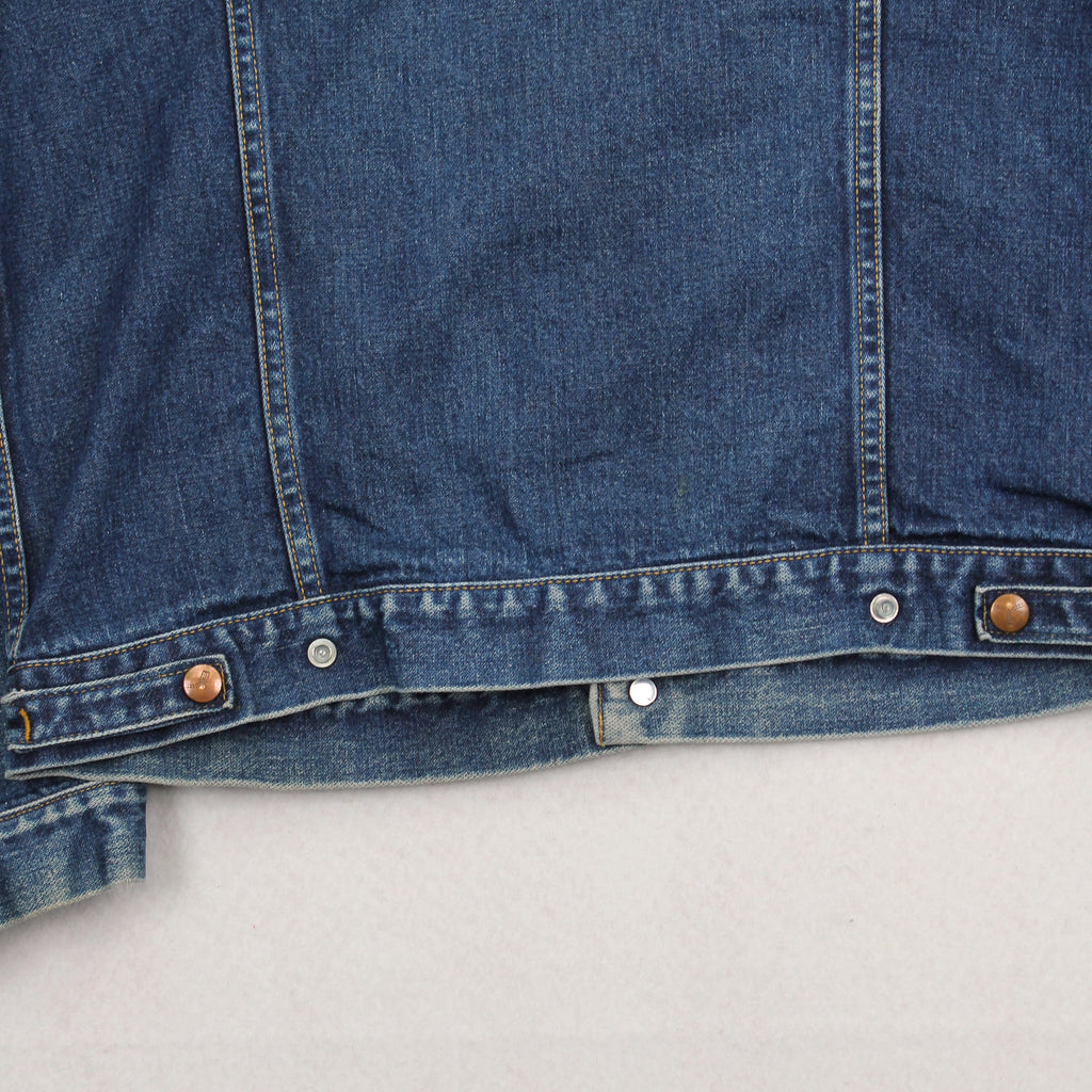 70s GWG Dark Wash Denim Jacket L