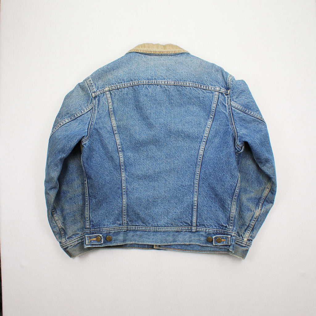 Vintage Lee Stormrider Blanket Lined Denim Jacket M