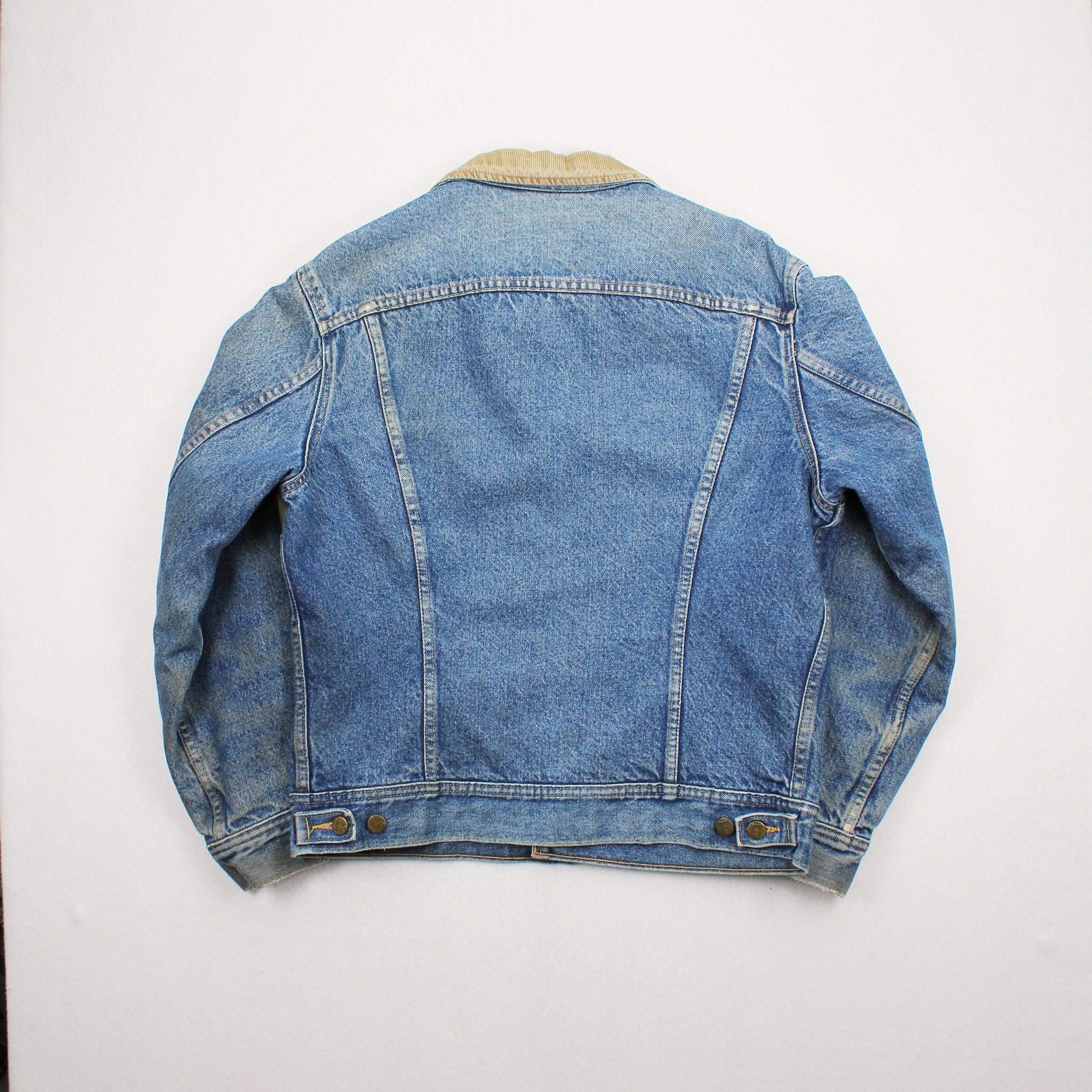 Vintage Lee Stormrider Blanket Lined Denim Jacket M