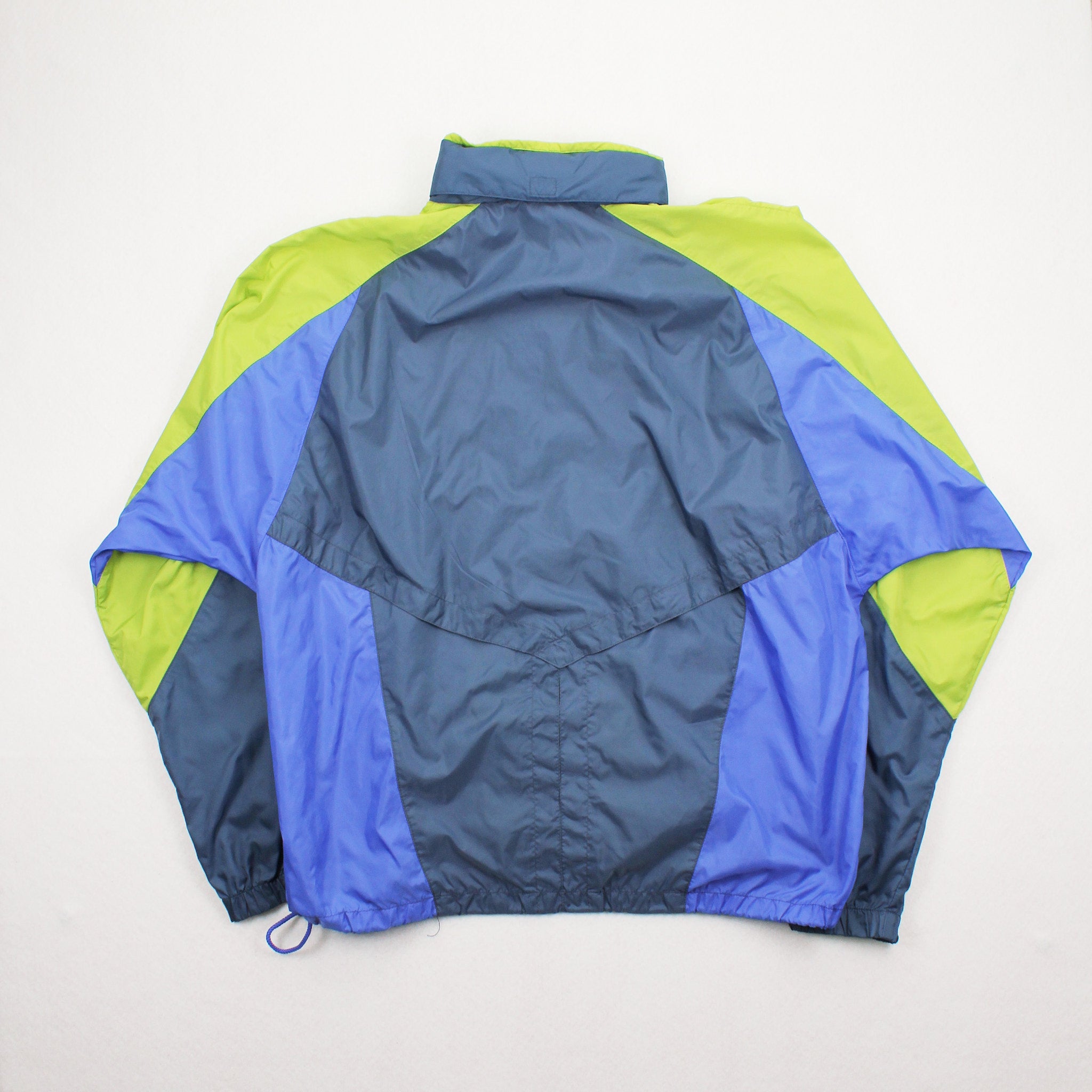 90s Nike Mini Logo Colour Block Windbreaker Jacket L