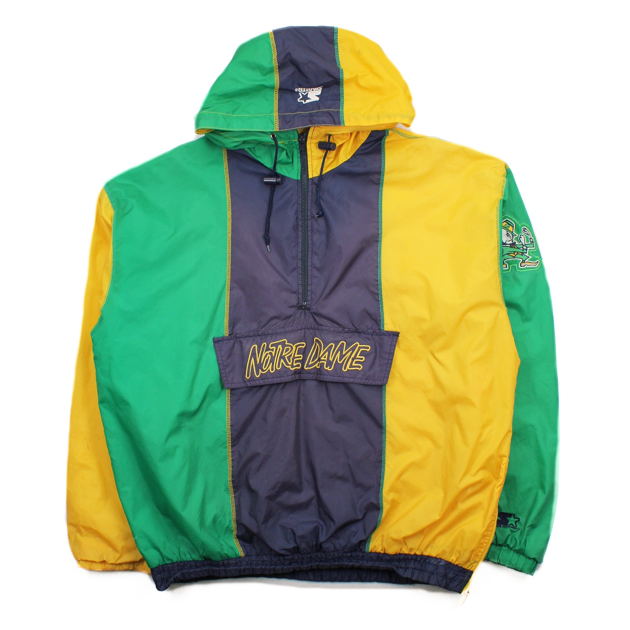 Vintage Starter Notre Dame Windbreaker Jacket XL