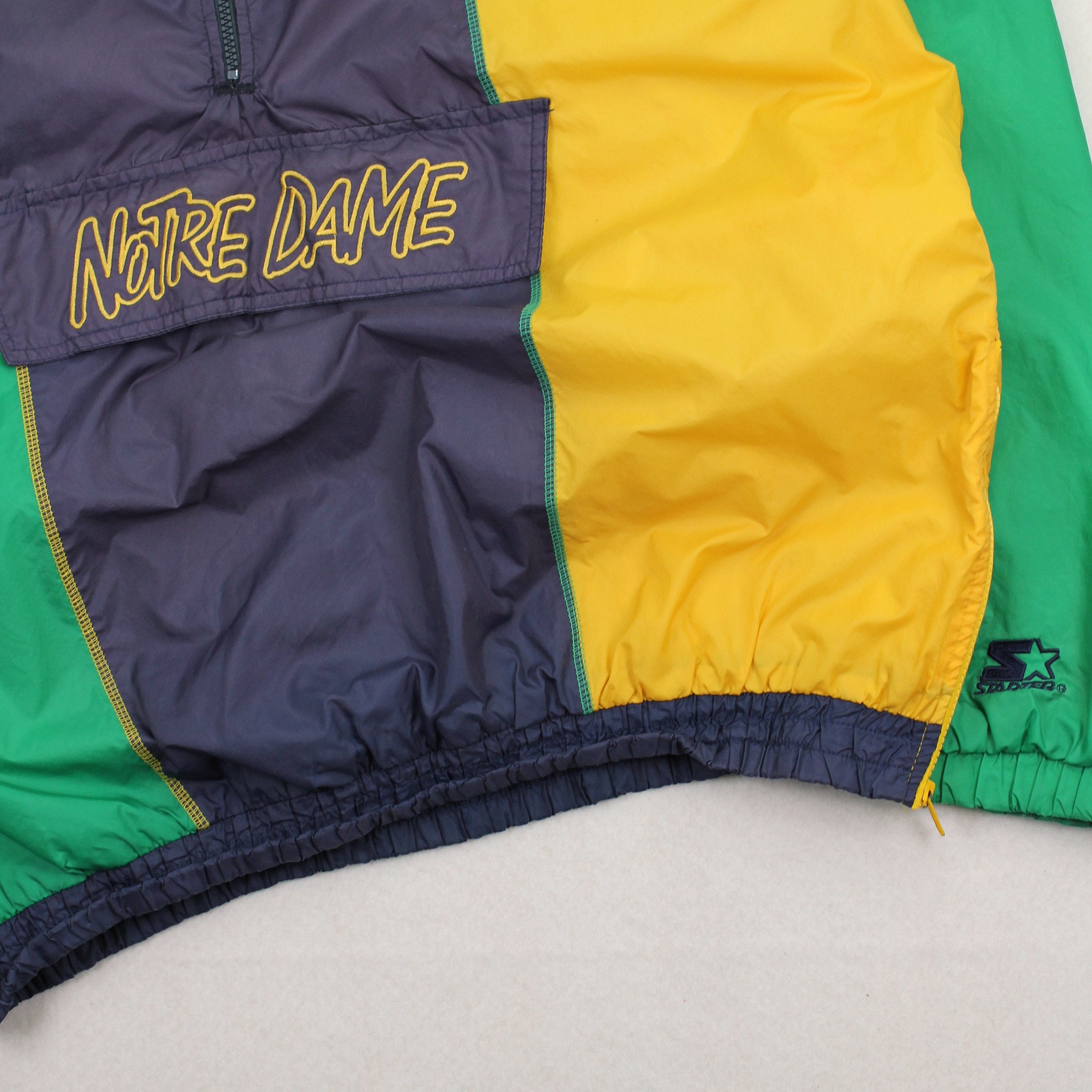 Vintage Starter Notre Dame Windbreaker Jacket XL
