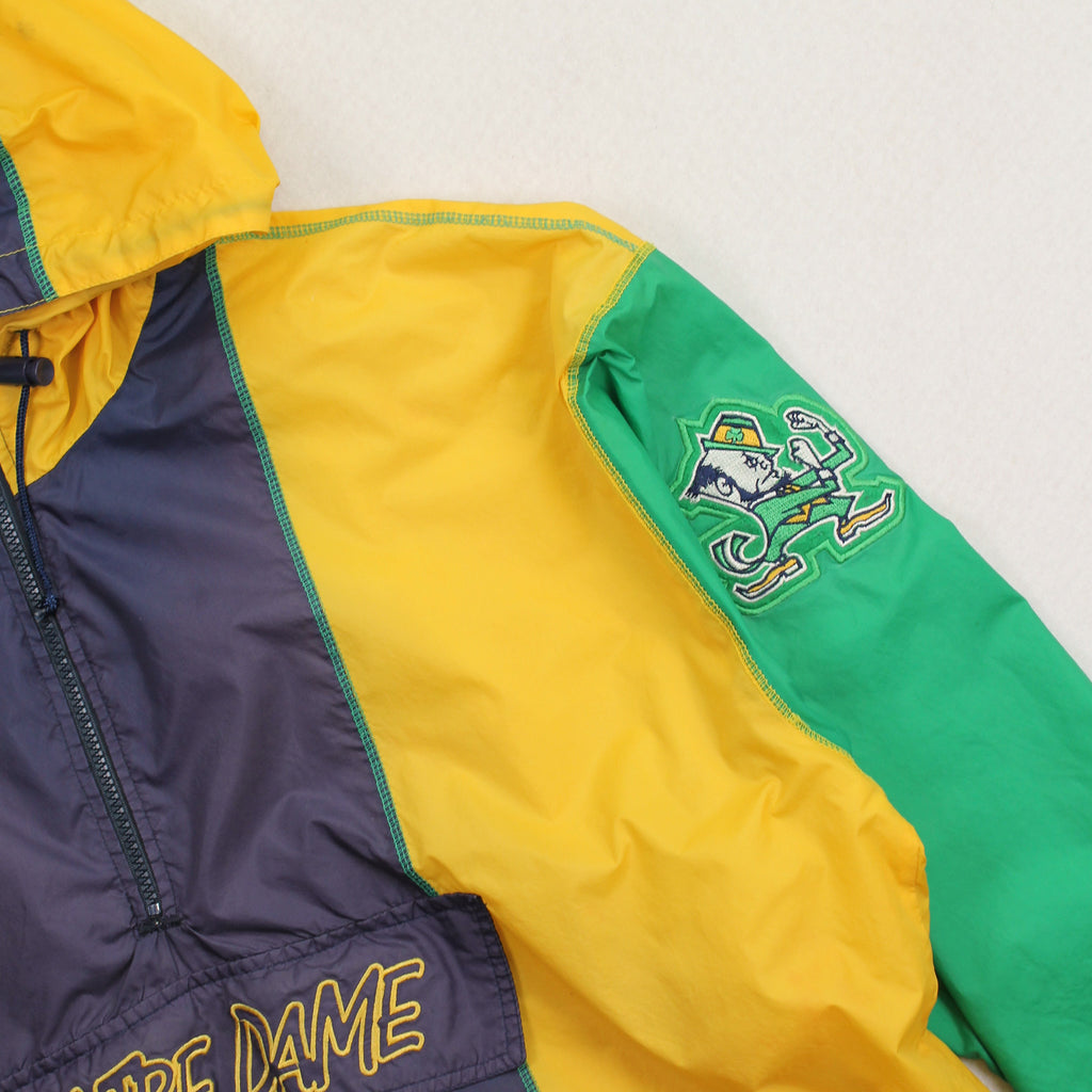 Vintage Starter Notre Dame Windbreaker Jacket XL