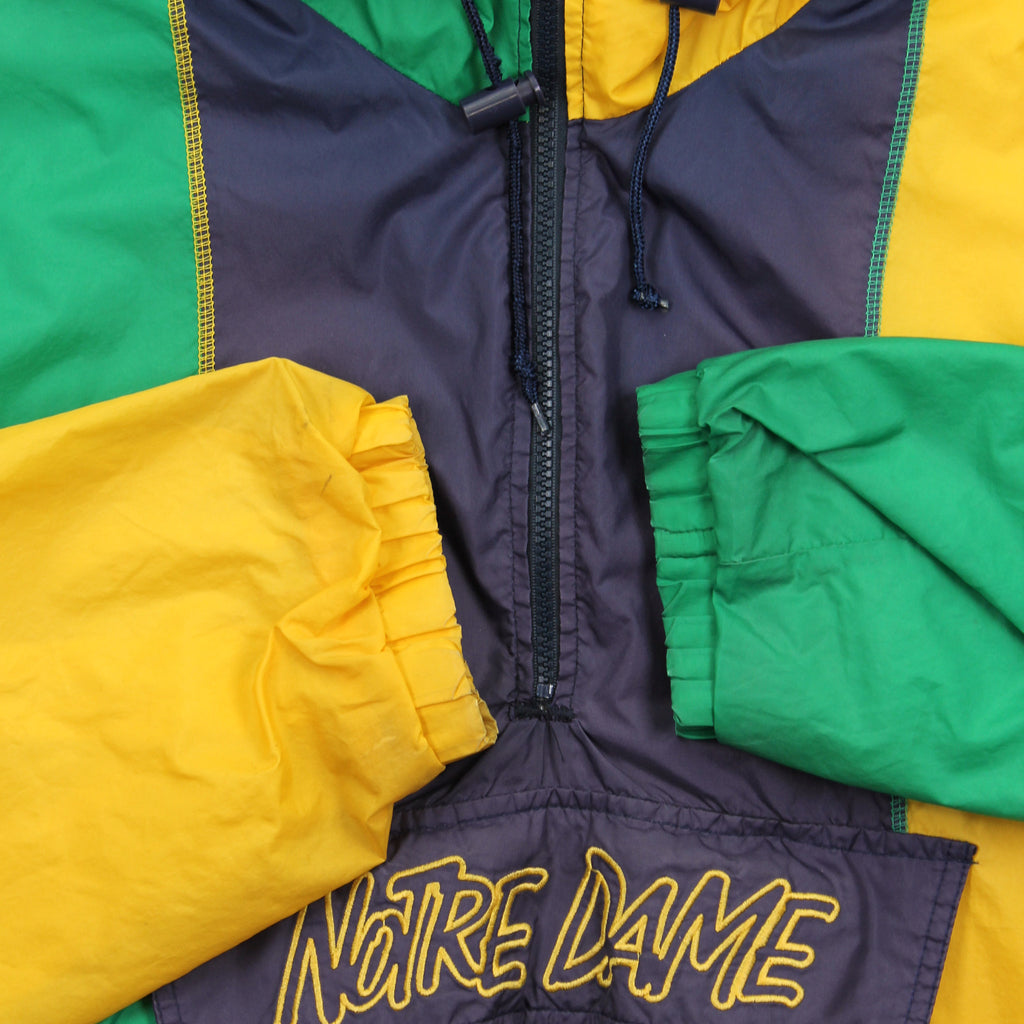 Vintage Starter Notre Dame Windbreaker Jacket XL