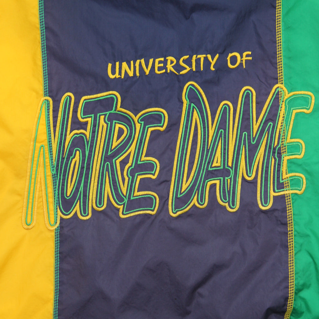 Vintage Starter Notre Dame Windbreaker Jacket XL