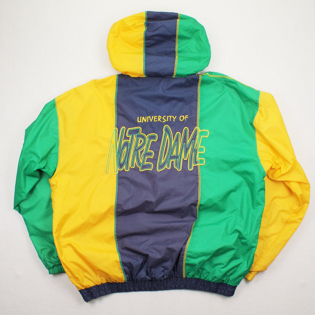 Vintage Starter Notre Dame Windbreaker Jacket XL