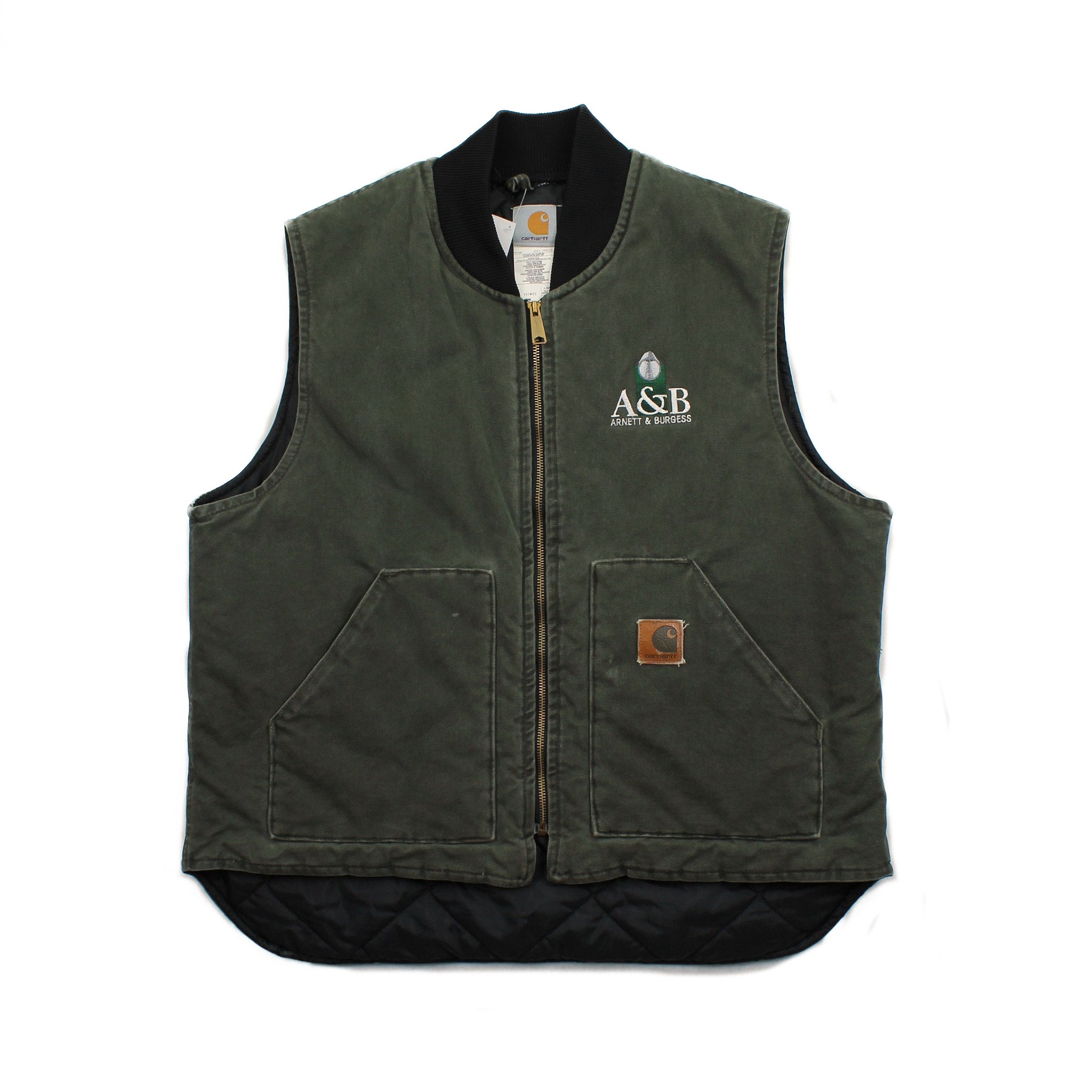 Vintage Carhartt A&B Quilted Work Vest XL