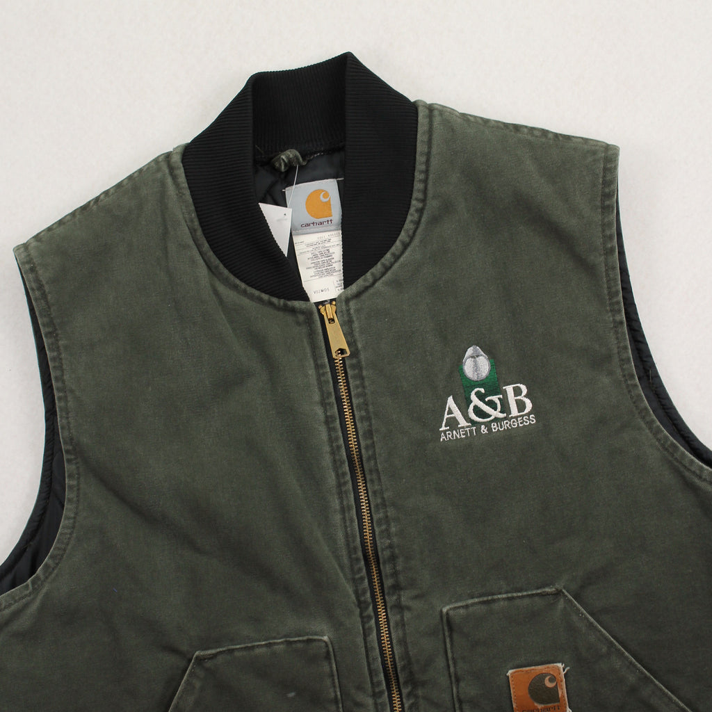 Vintage Carhartt A&B Quilted Work Vest XL