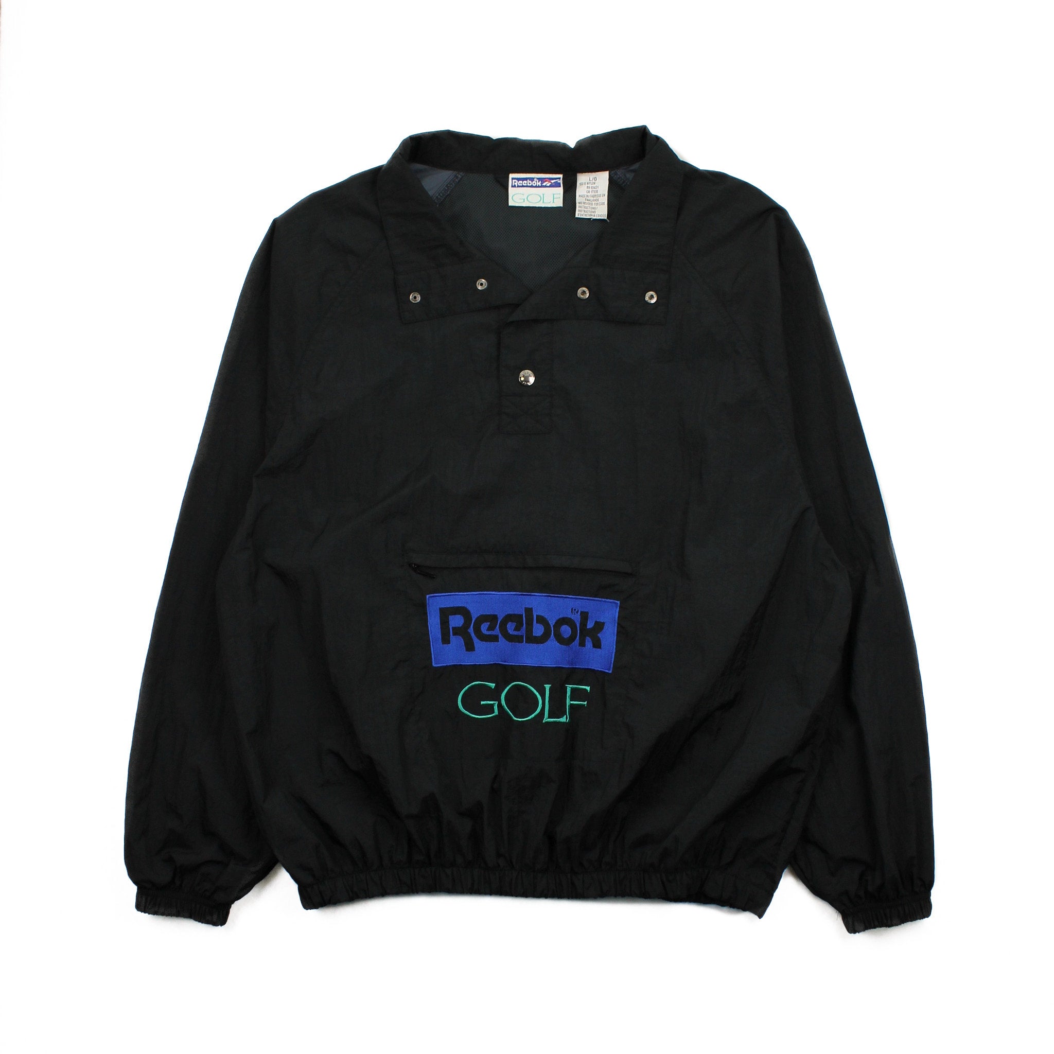 Vintage Reebok Golf 1/4 Button Pullover Jacket L