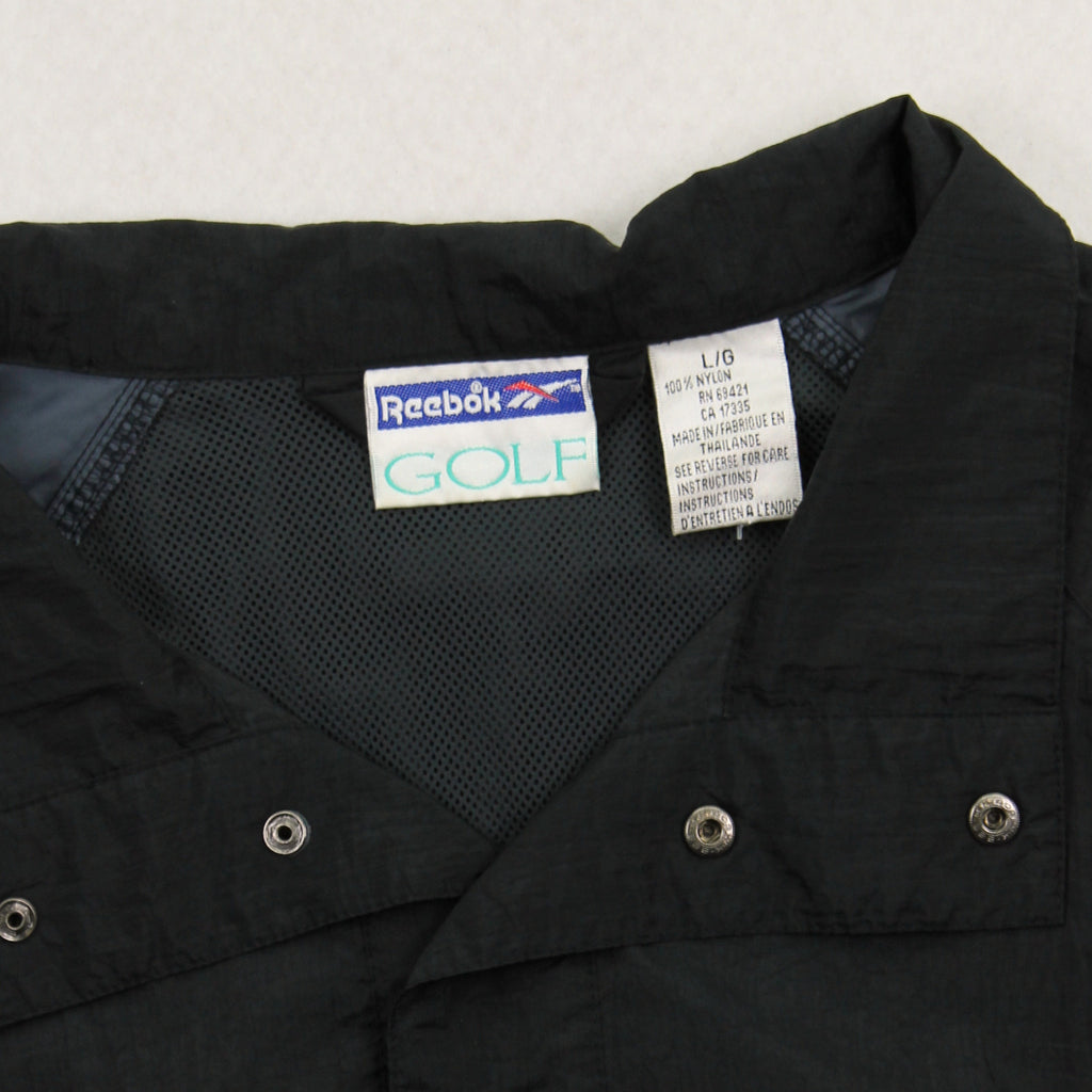 Vintage Reebok Golf 1/4 Button Pullover Jacket L
