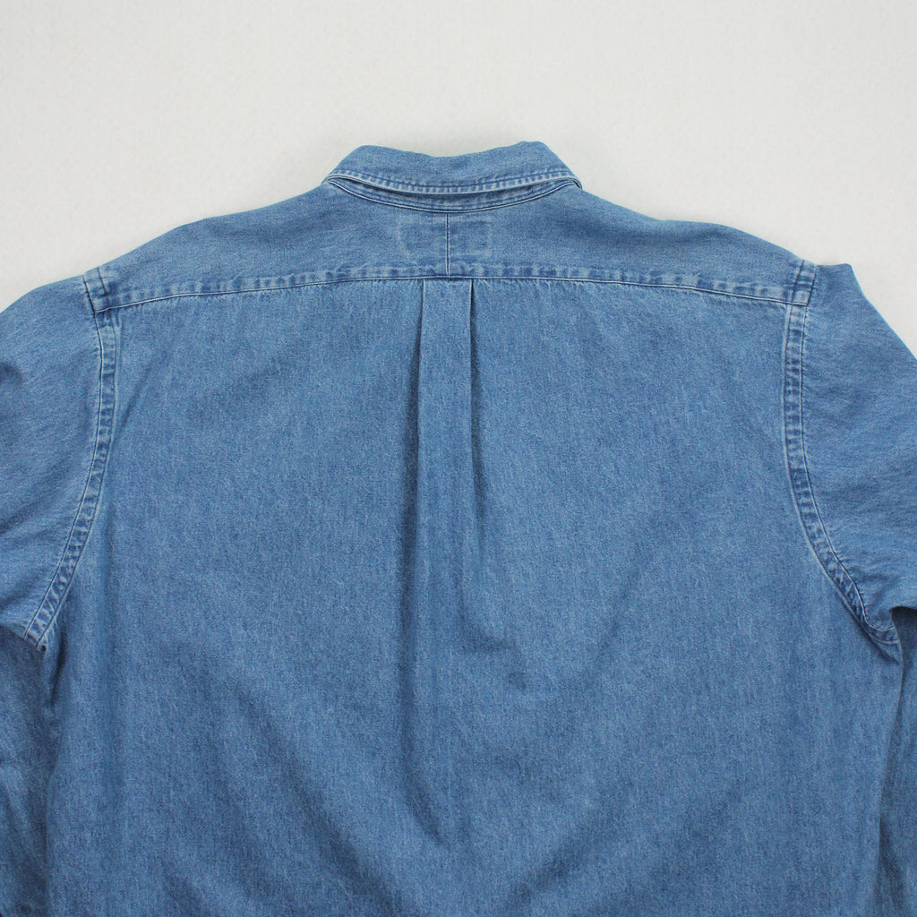 Vintage Polo Ralph Lauren Denim Button Up Shirt XL