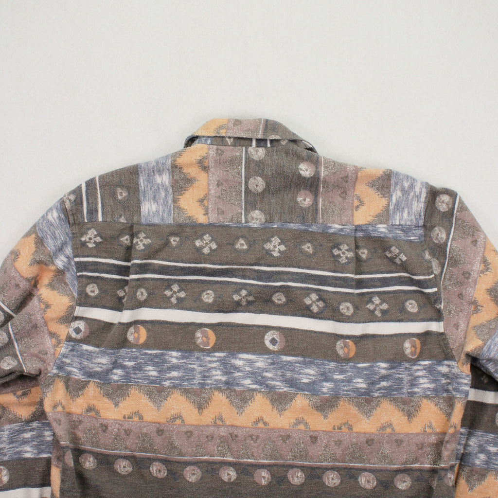 Vintage Falls Creek Pattern Button Up Shirt M