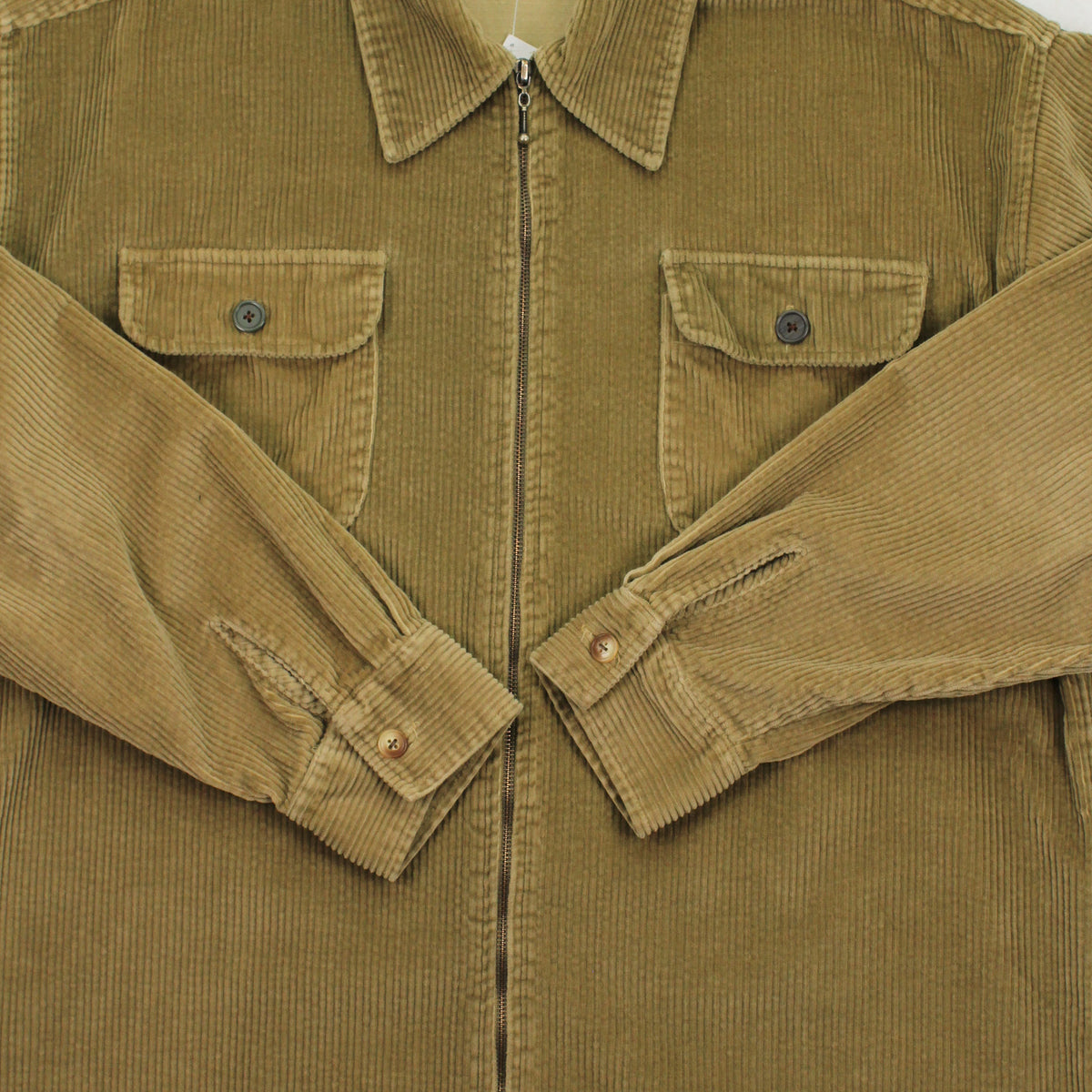 Vintage Back To Basics Corduroy Zip Jacket L