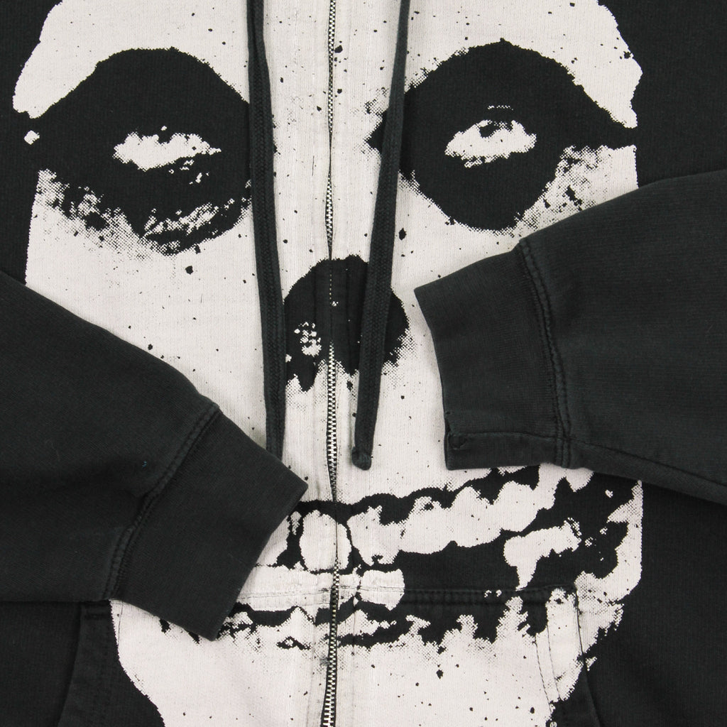2011 Misfits Skull Logo Zip Hoodie XXL