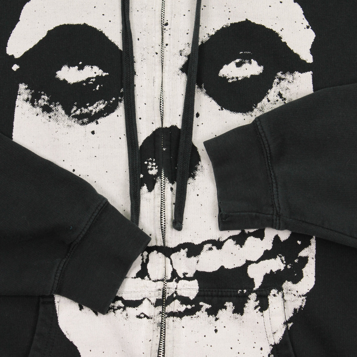 2011 Misfits Skull Logo Zip Hoodie XXL