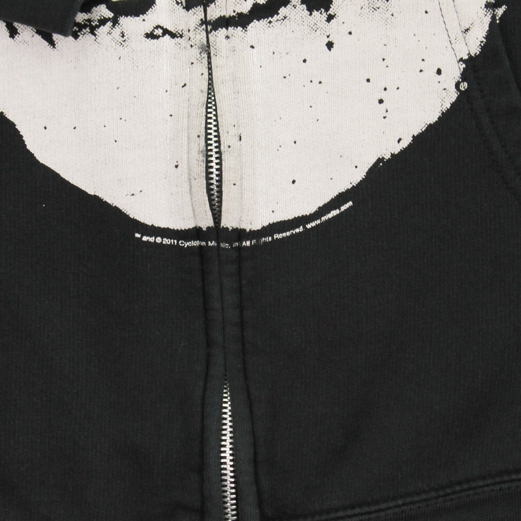 2011 Misfits Skull Logo Zip Hoodie XXL