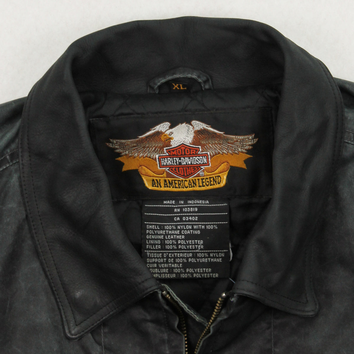 Vintage Harley Davidson Motorcycles Bomber Jacket XL