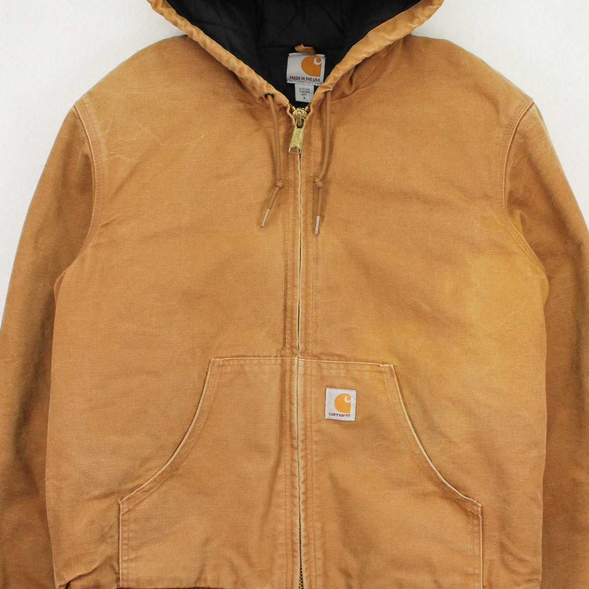 Vintage Carhartt Quilt Lined Work Jacket S