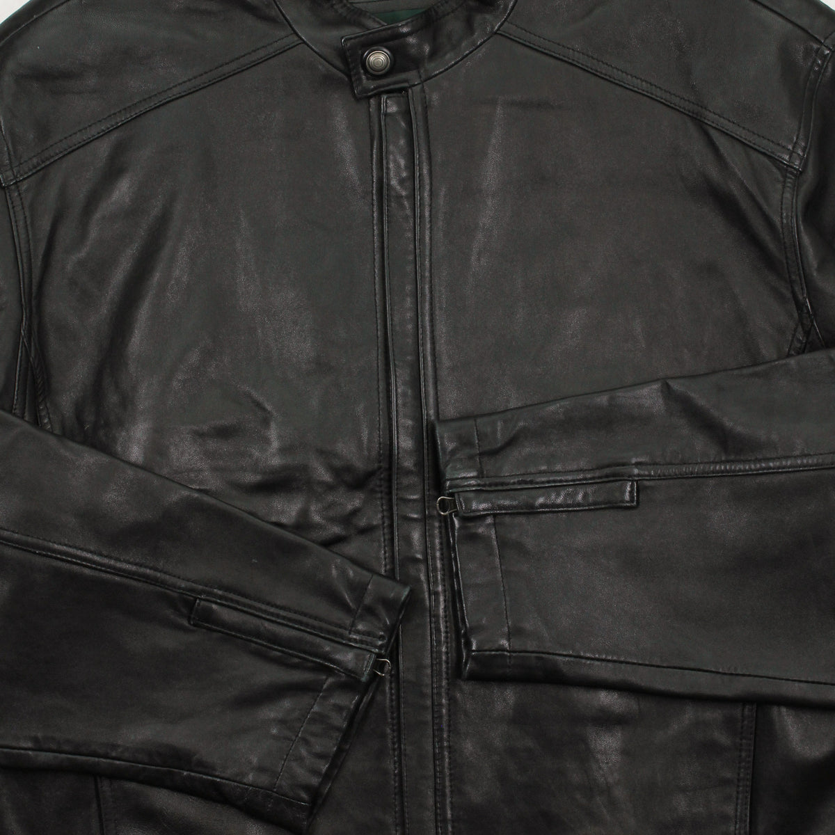 Vintage Danier Leather Bomber Jacket L