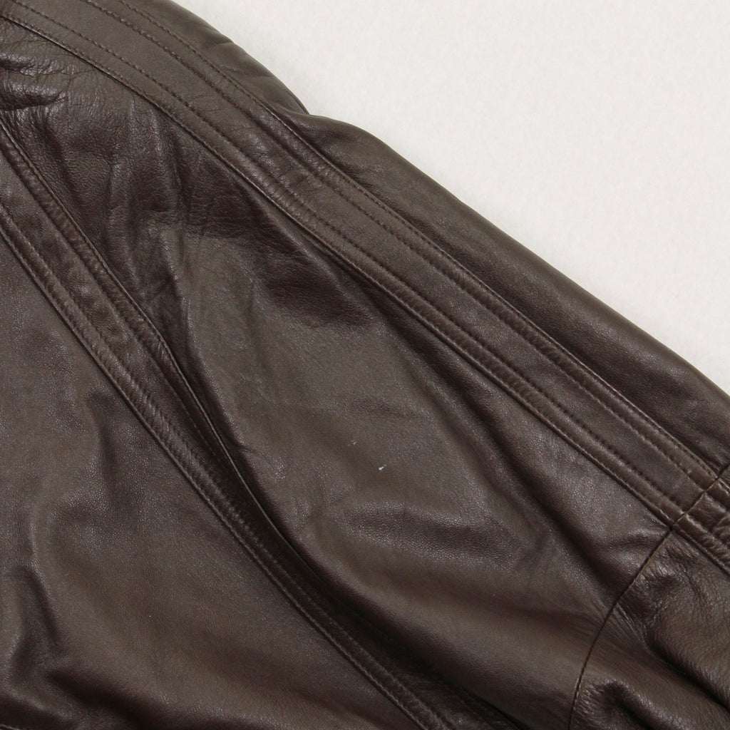 Vintage Carlucci Leather Bomber Jacket Women's M