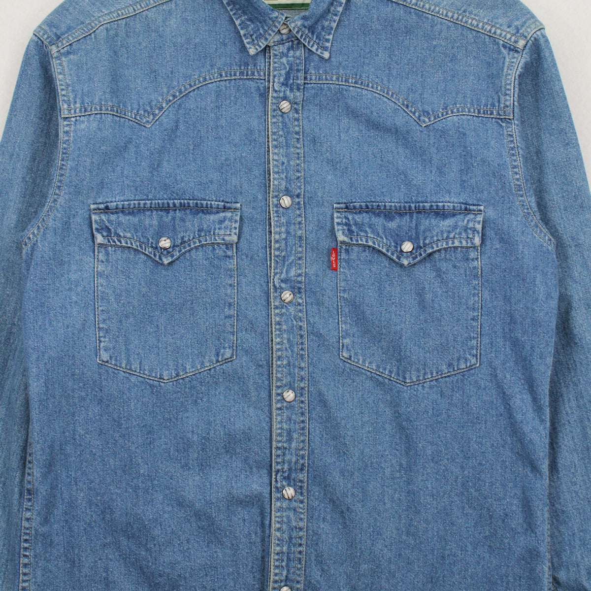 Vintage Levi's Denim Button Up Shirt S