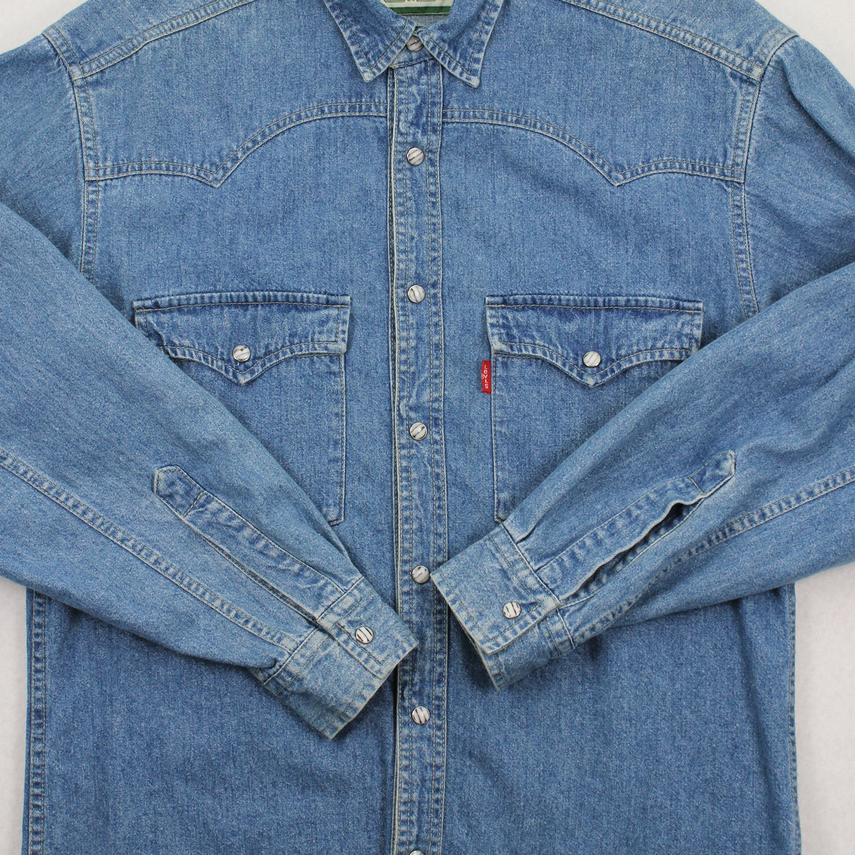 Vintage Levi's Denim Button Up Shirt S