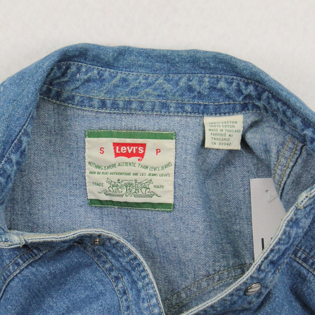 Vintage Levi's Denim Button Up Shirt S
