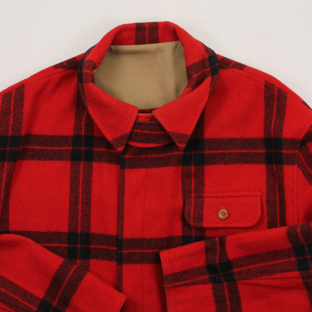 Vintage Polo Country Reversible Plaid Barn Jacket XL