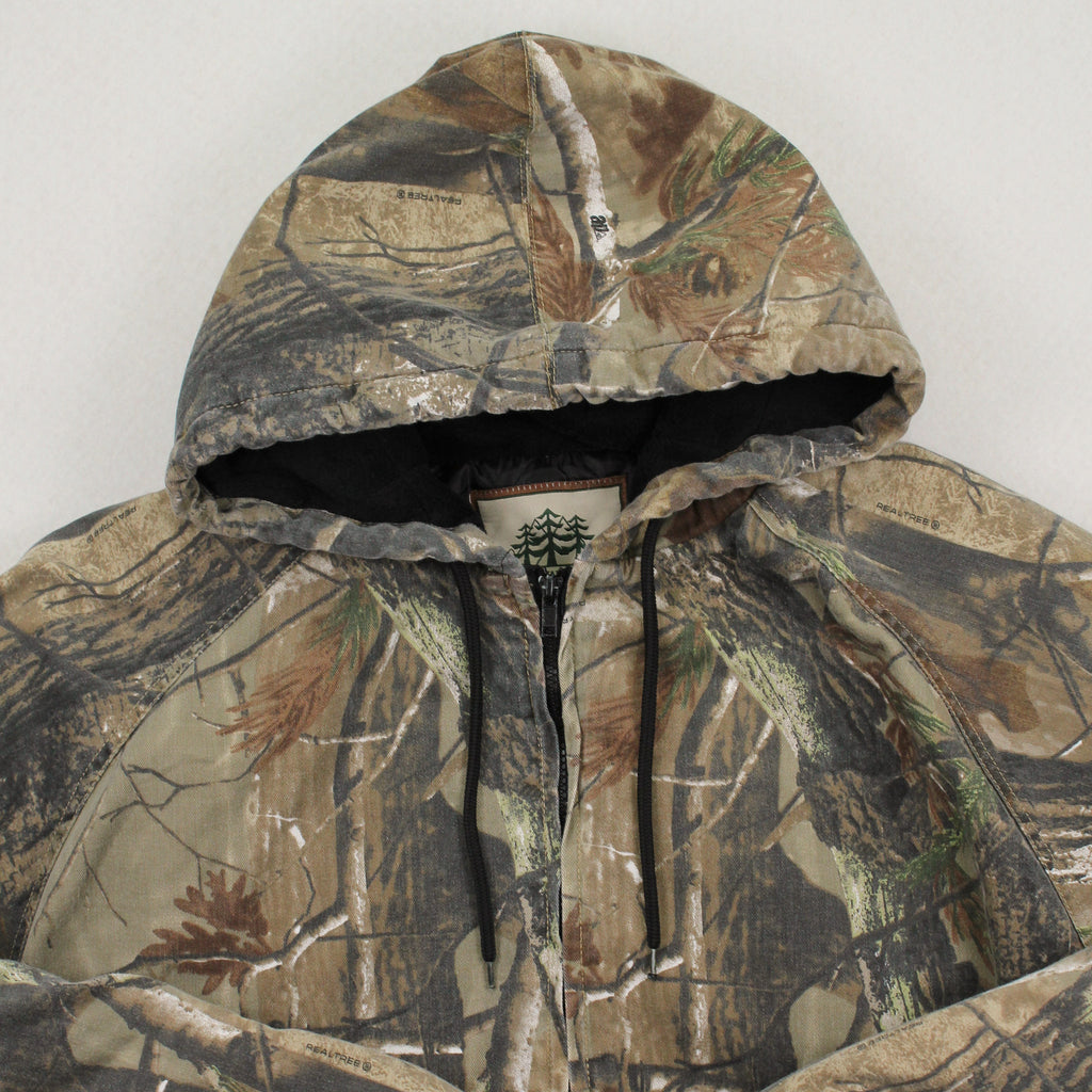 Vintage Tallwoods Real Tree Bomber Jacket XL