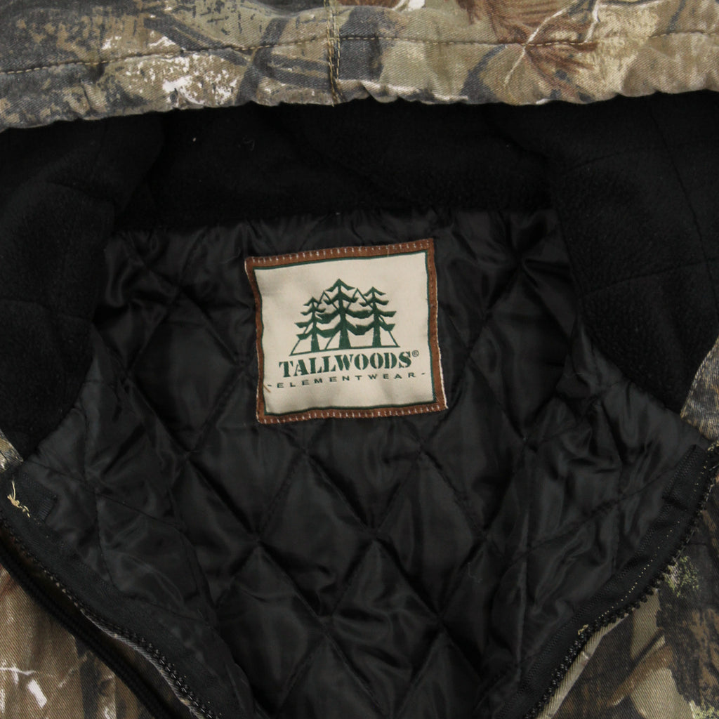 Vintage Tallwoods Real Tree Bomber Jacket XL