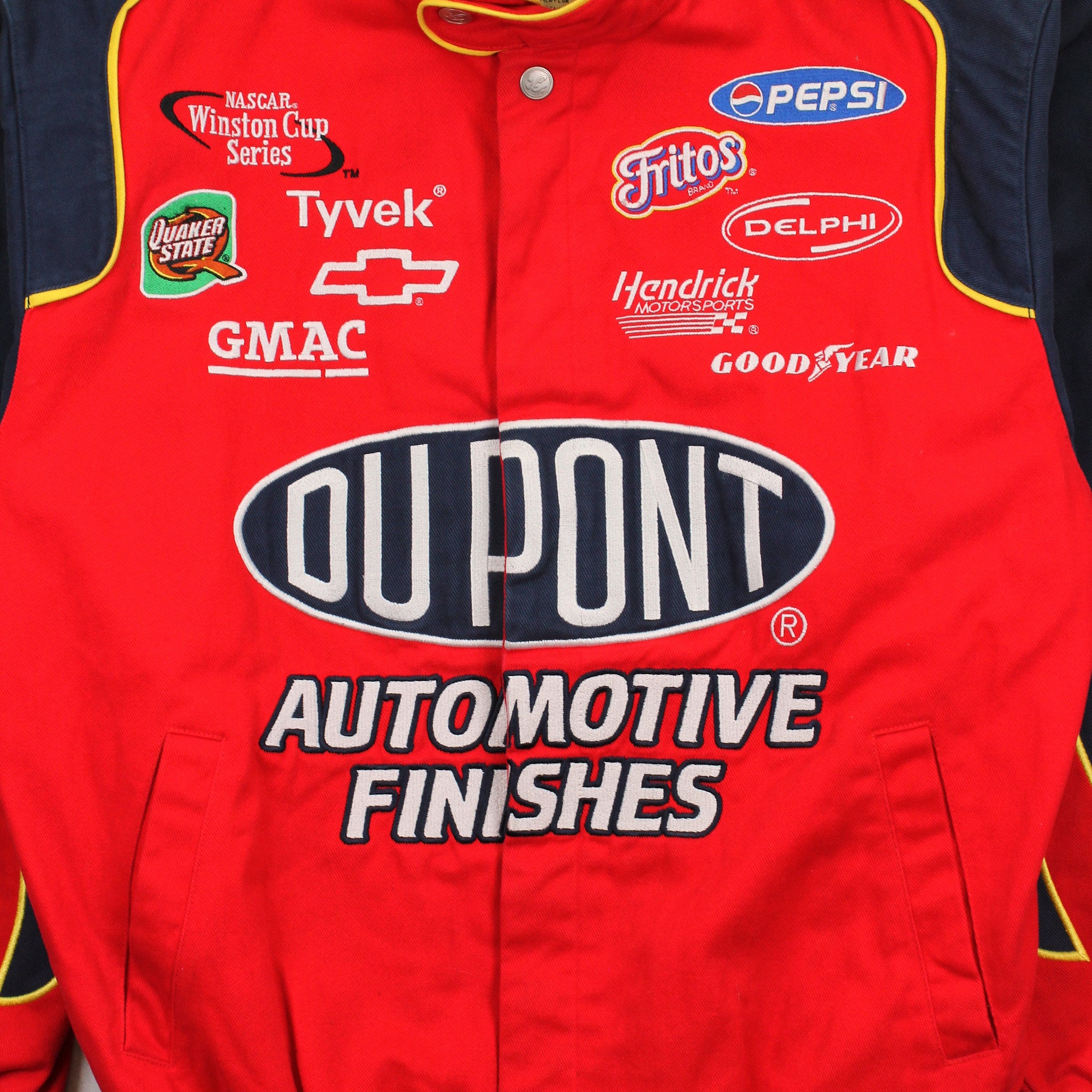 Vintage Dupont Flames NASCAR Racing Jacket M