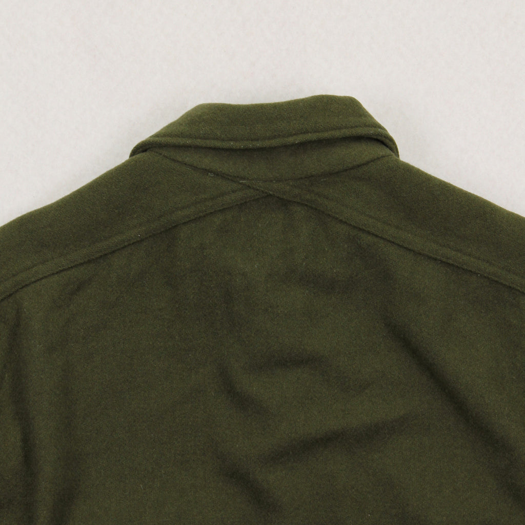 Vintage Military Wool Button Up Shirt M