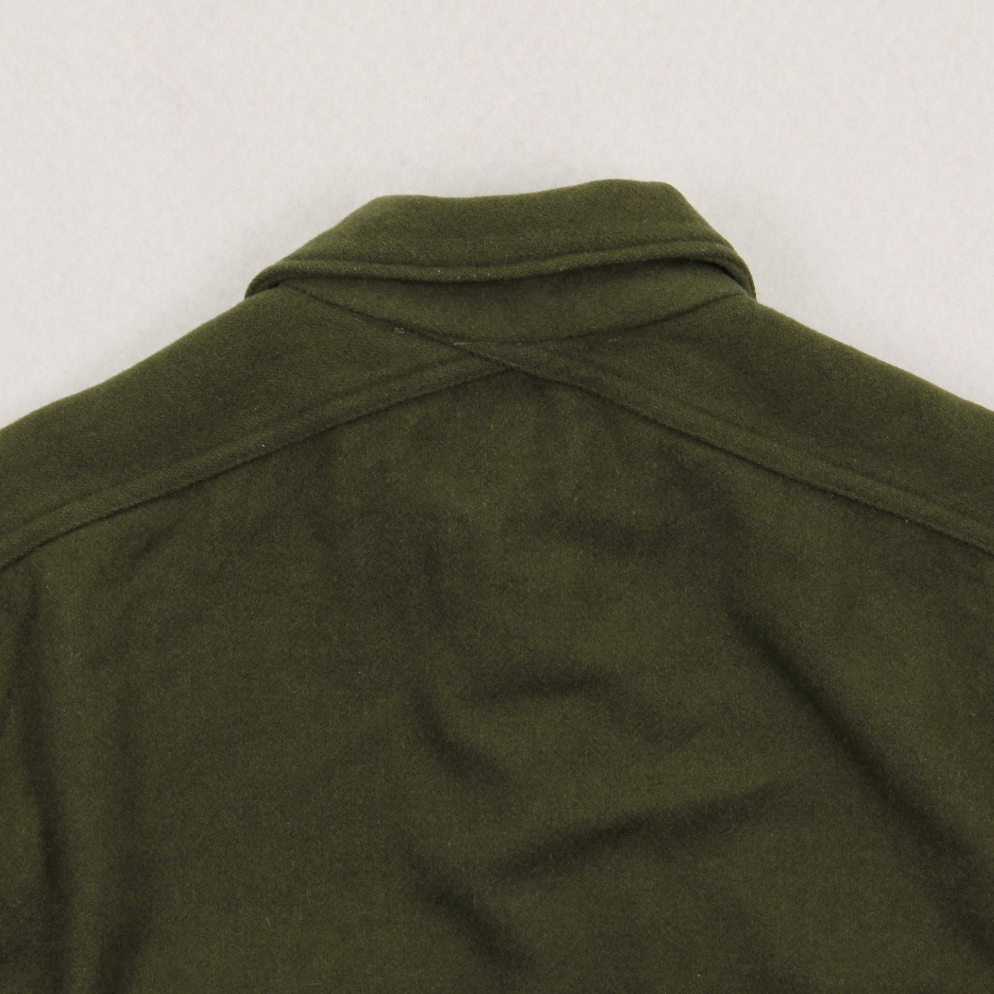 Vintage Military Wool Button Up Shirt M