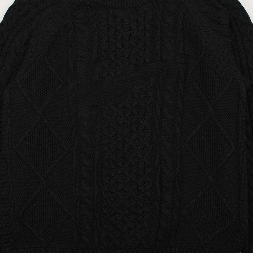 Nike Cable Knit Big Swoosh Sweater L