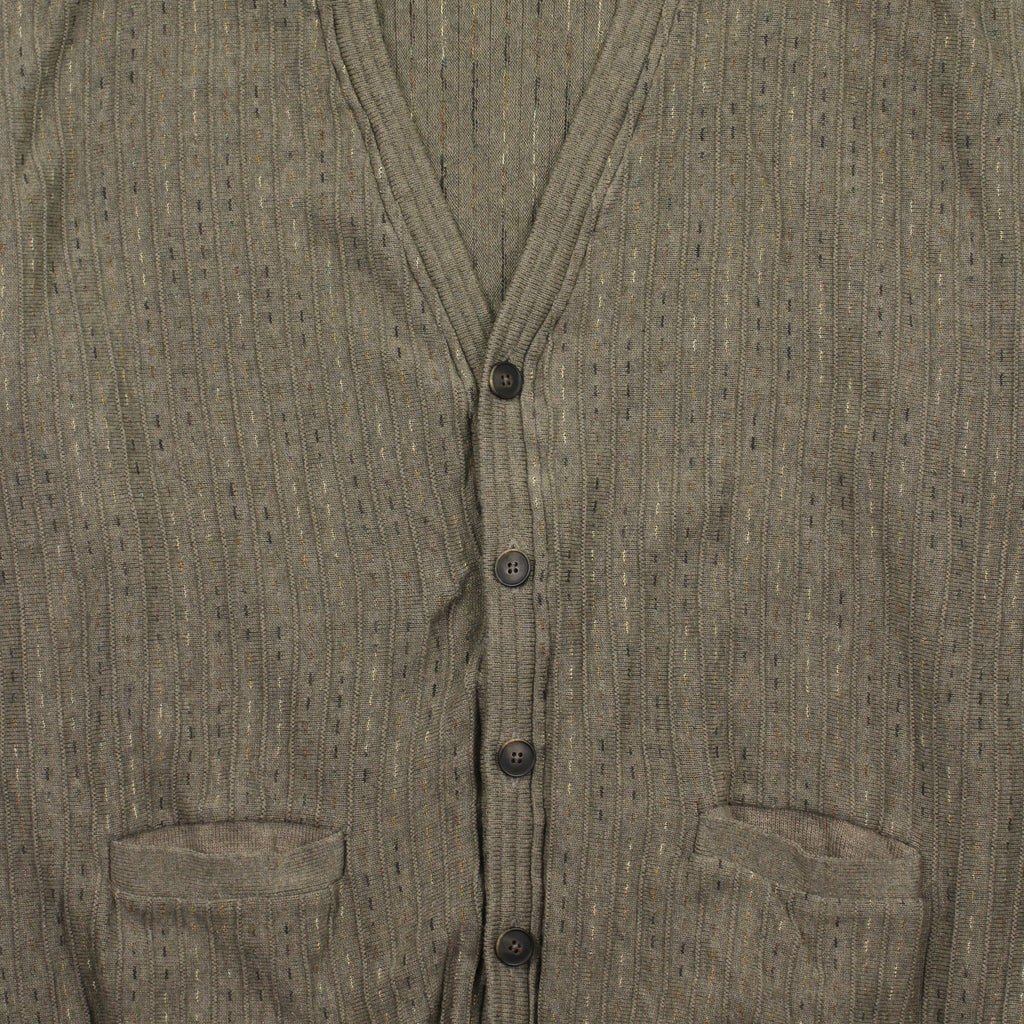 Vintage Tosani Pattern Knit Cardigan Sweater XL