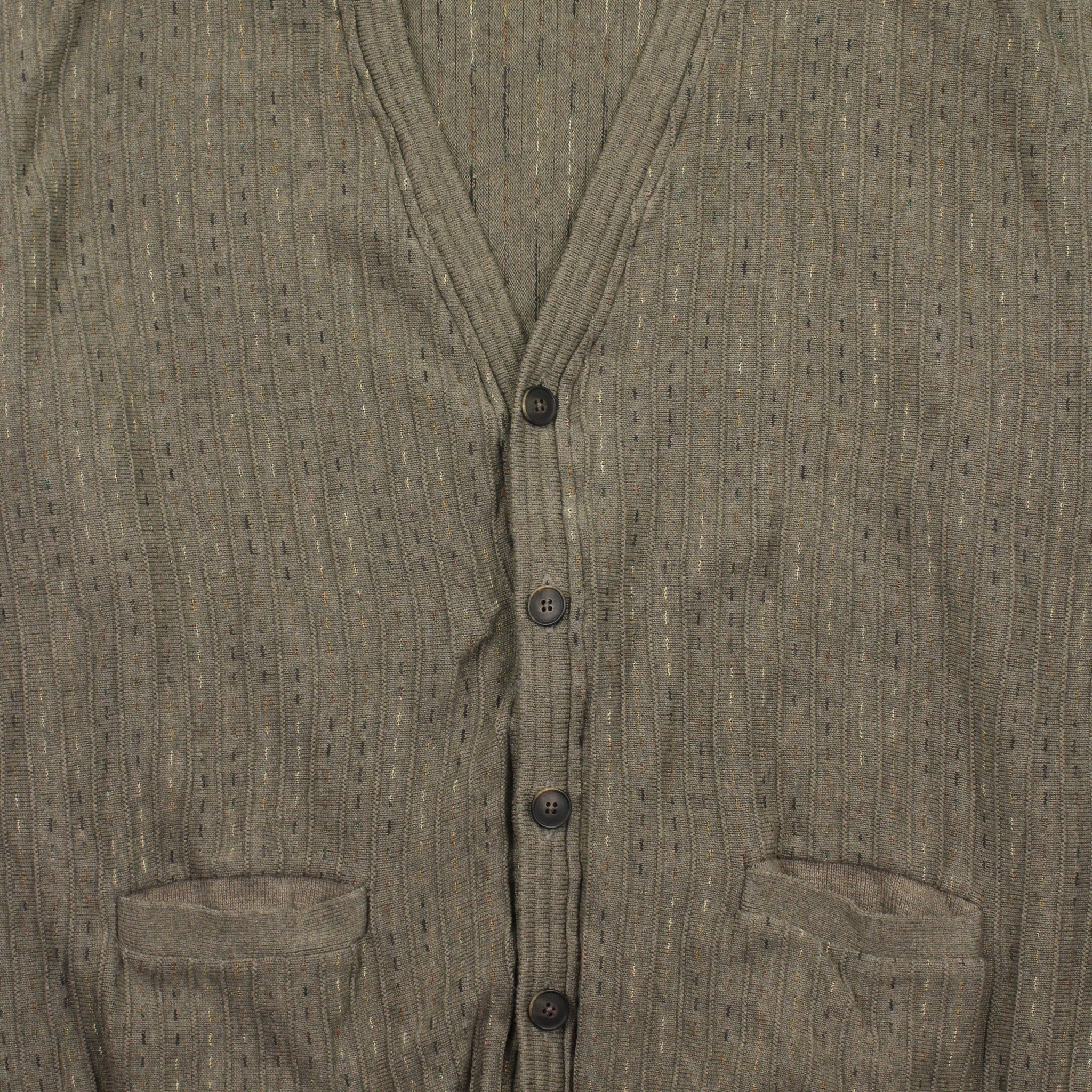 Vintage Tosani Pattern Knit Cardigan Sweater XL