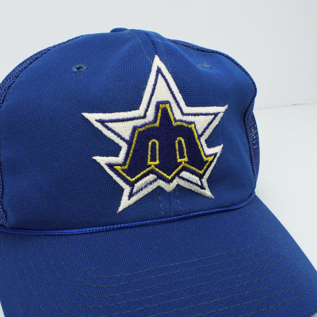 Vintage Seattle Mariners Trident Logo Trucker Hat