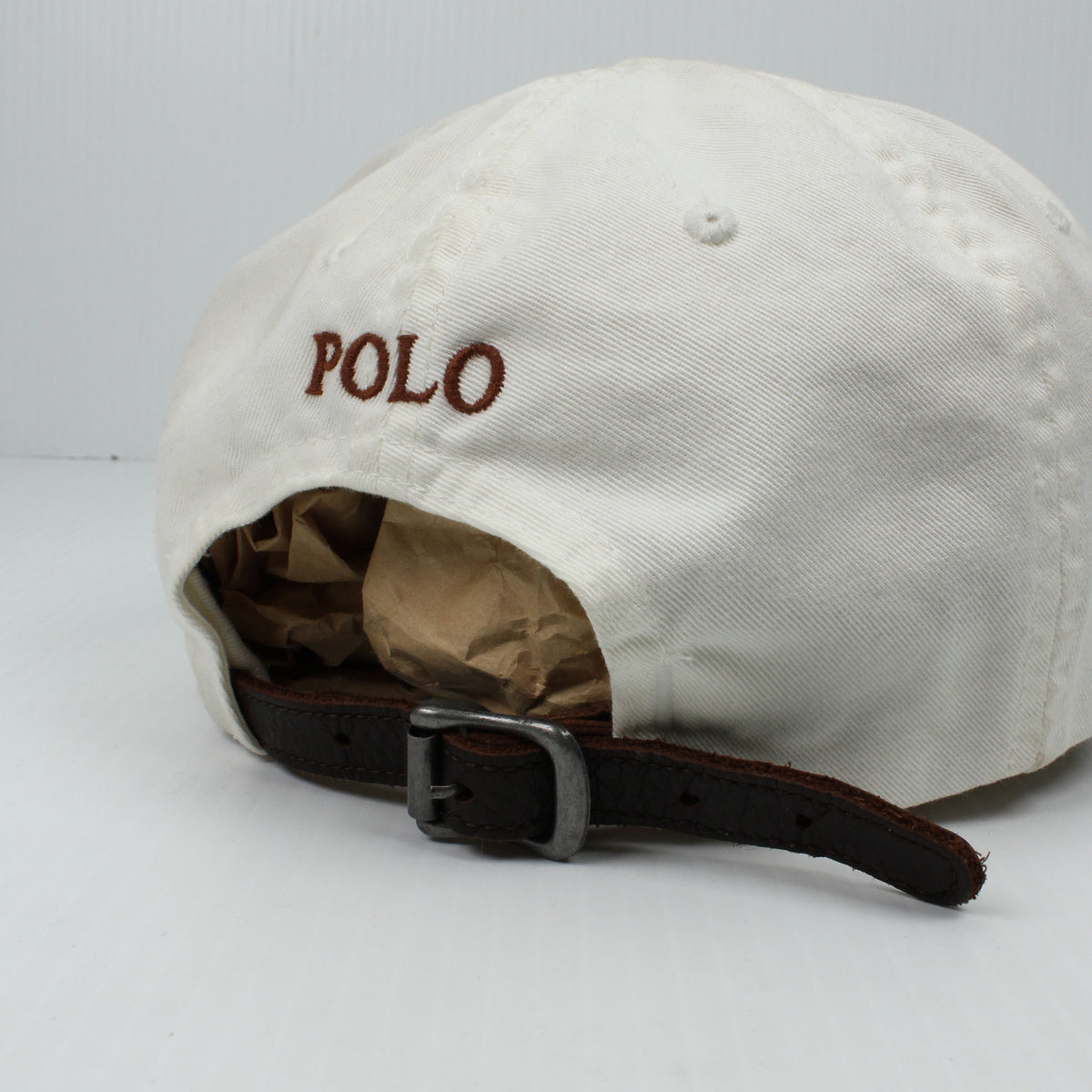 Vintage Polo Ralph Lauren Leather Strap Hat