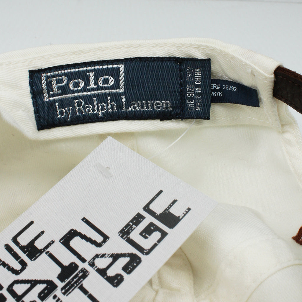 Vintage Polo Ralph Lauren Leather Strap Hat
