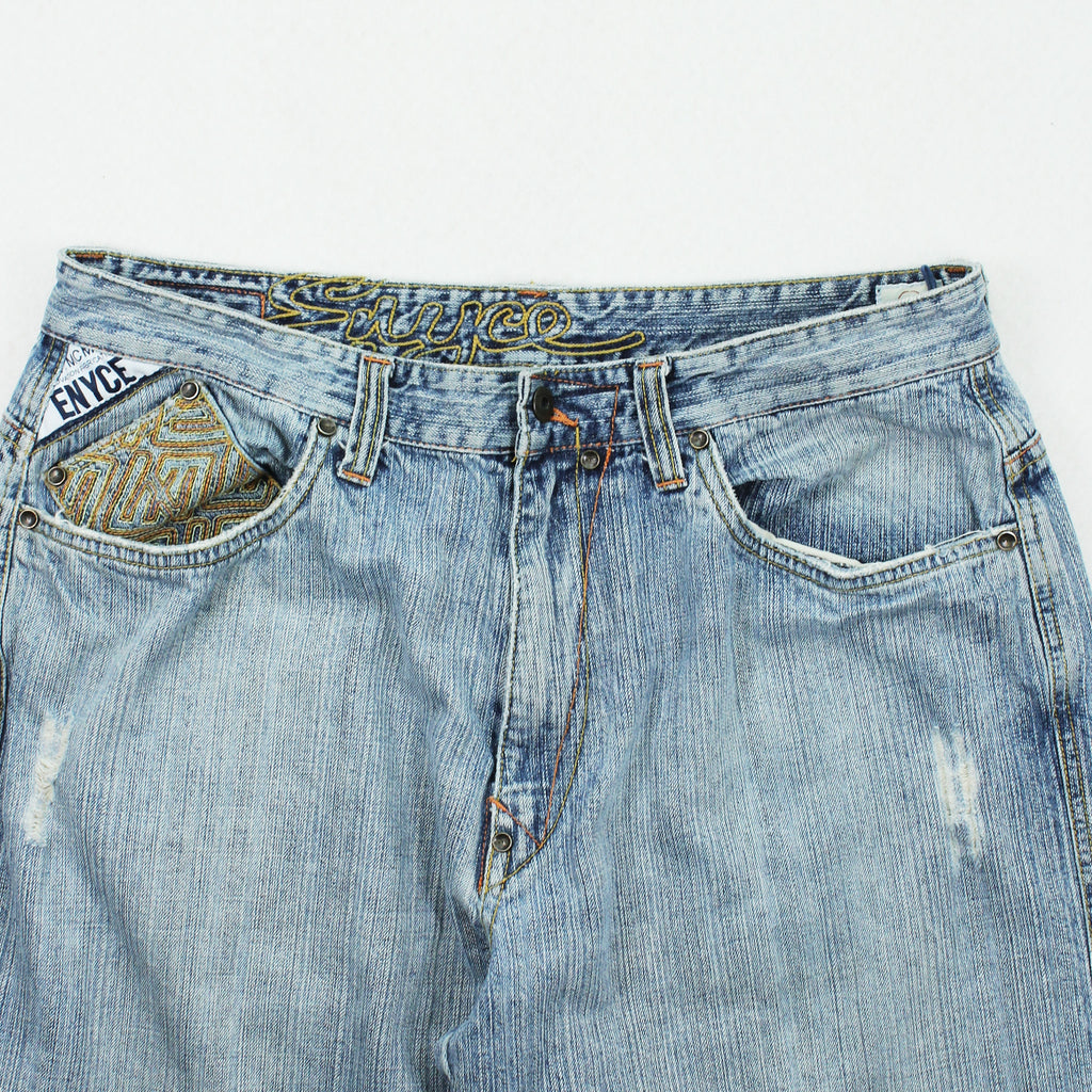 Y2K Enyce Baggy Light Wash Denim 36