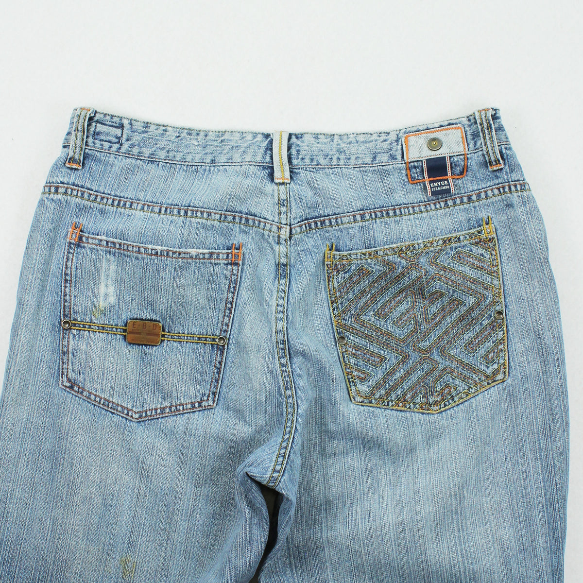 Y2K Enyce Baggy Light Wash Denim 36