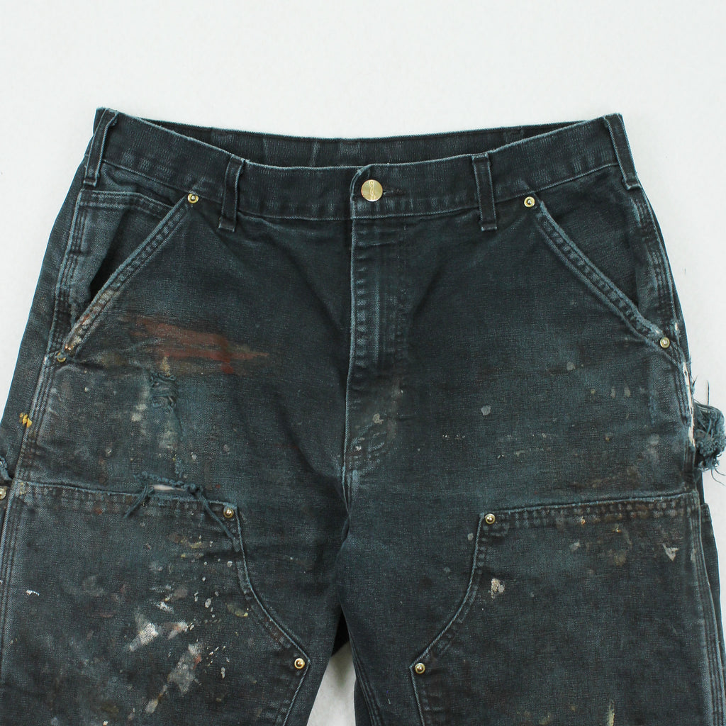 Vintage Distressed Carhartt Double Knee Denim 34